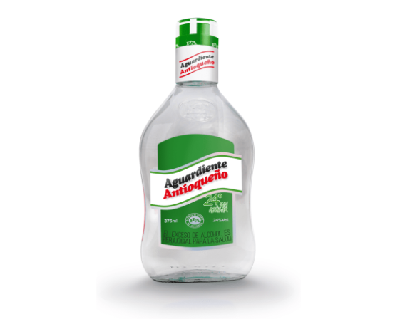 AGUARDIENTE ANTIOQUENO VERDE 375 ML